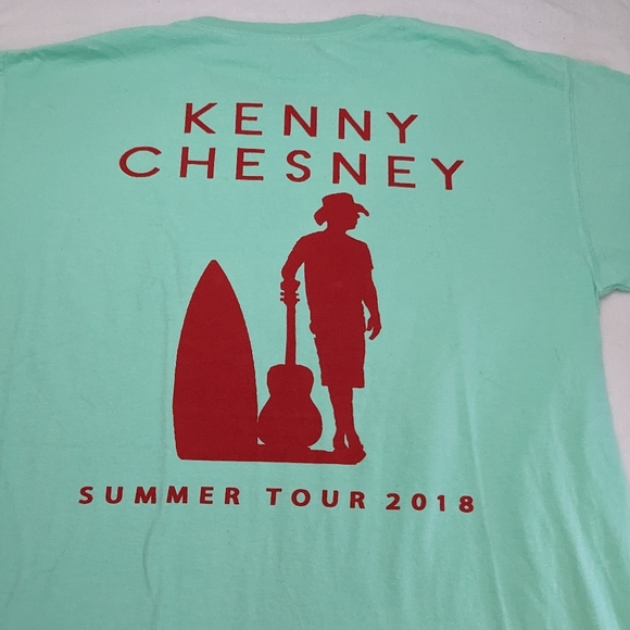 Kenny Chesney Summer Tour 2018 With Sillohette of Kenny, Guitar Small - Picture 4 of 6